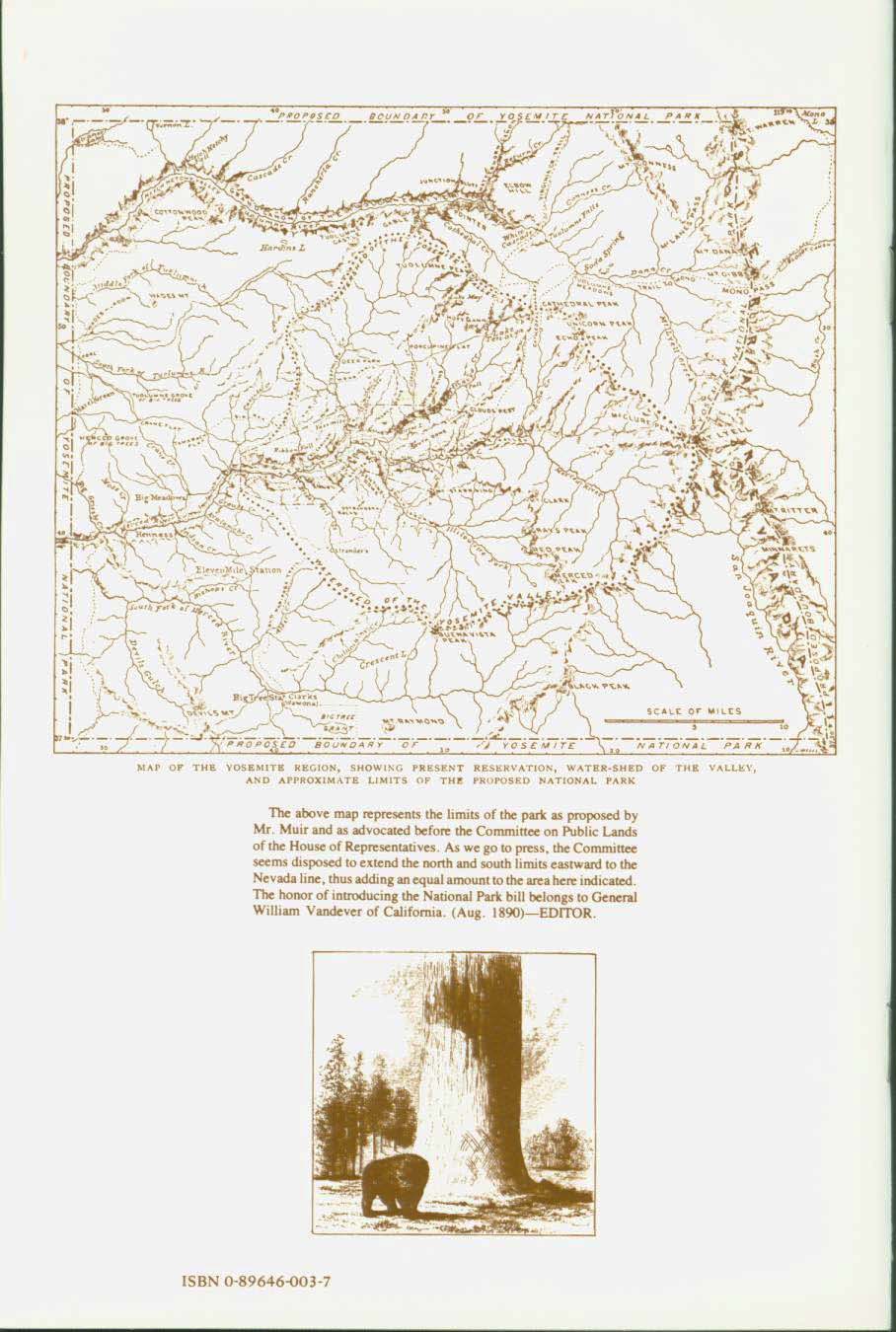 The Proposed Yosemite National Park--treasures & features, 1890. vis0003backcover